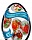 Пасхальные термоэтикетки декоративные для украшения яиц "Русские узоры" 10 шт